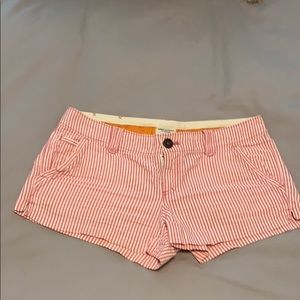 American Eagle striped shorts